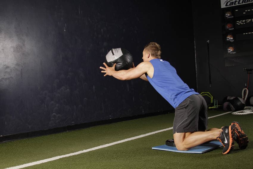 Chest Push (multiple response) — end position