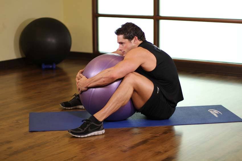 Hug A Ball — starting position