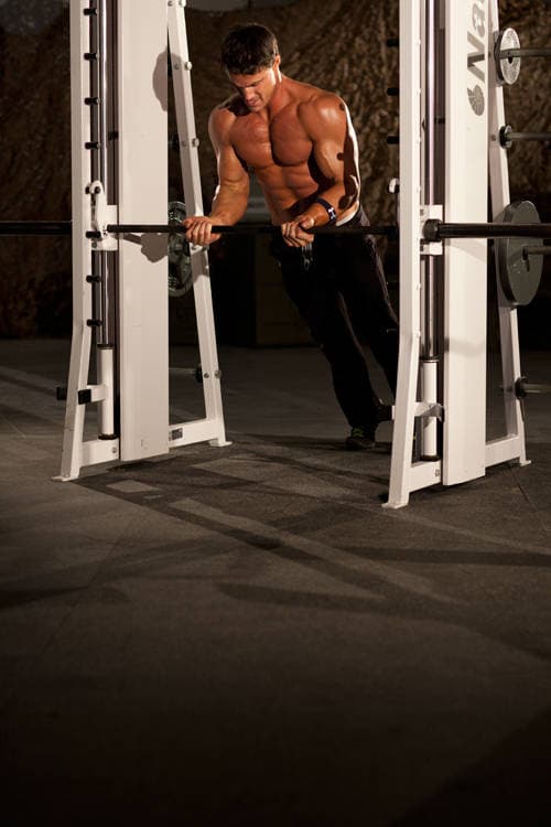 Incline Push-Up Reverse Grip — starting position