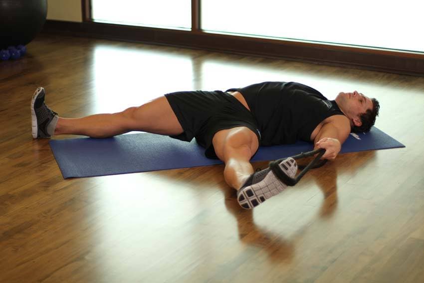 Intermediate Groin Stretch — end position