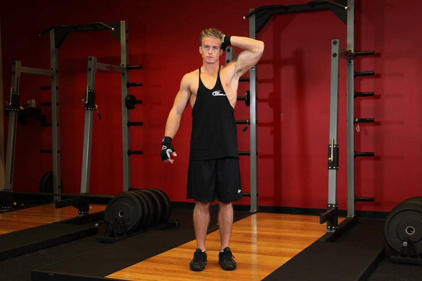 Isometric Neck Exercise - Sides — starting position