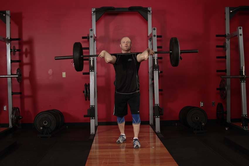 Jerk Balance — starting position