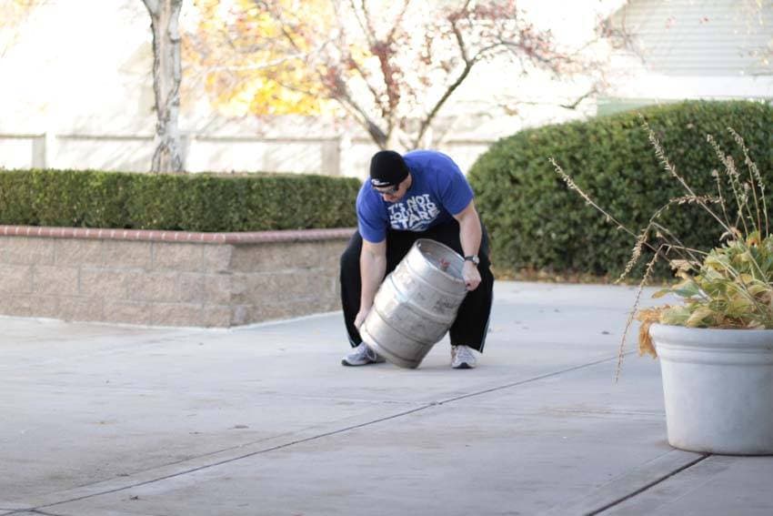 Keg Load — starting position