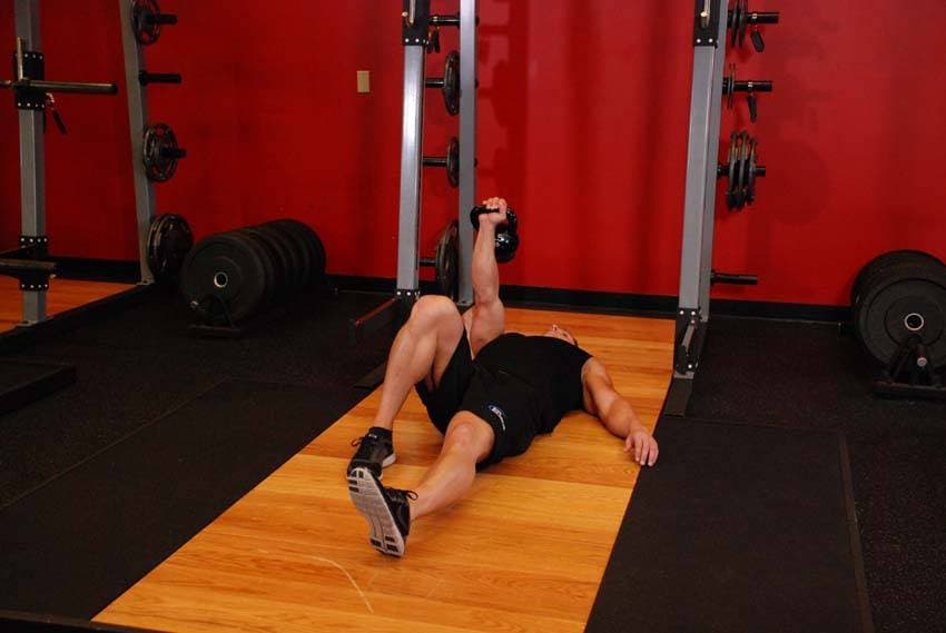 Kettlebell Turkish Get-Up (Lunge style) — starting position
