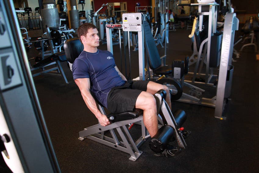 Leg Extensions — starting position