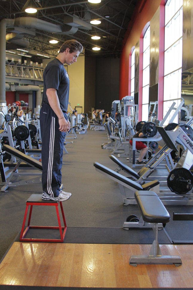 Linear Depth Jump — starting position
