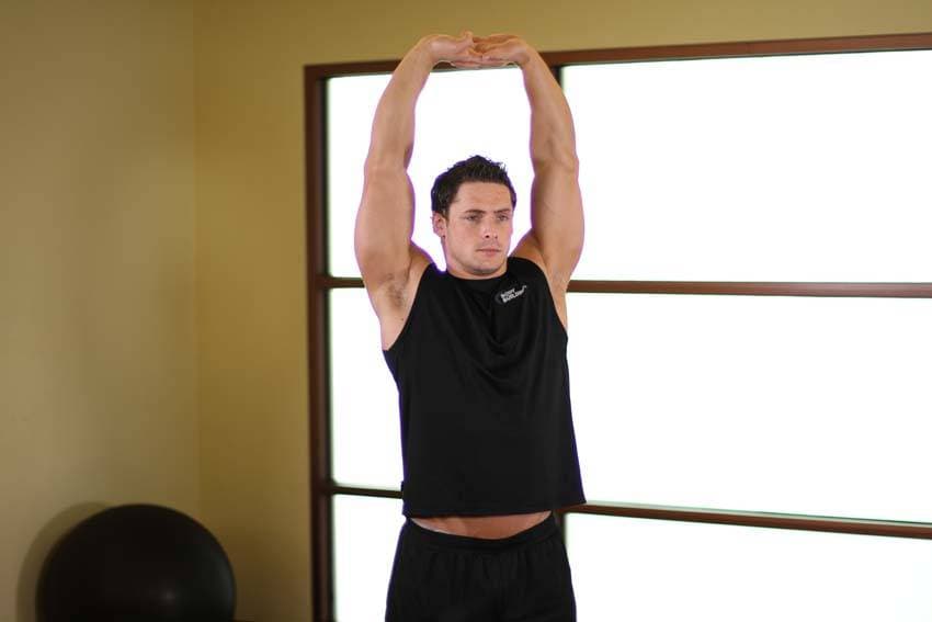 Overhead Stretch — end position