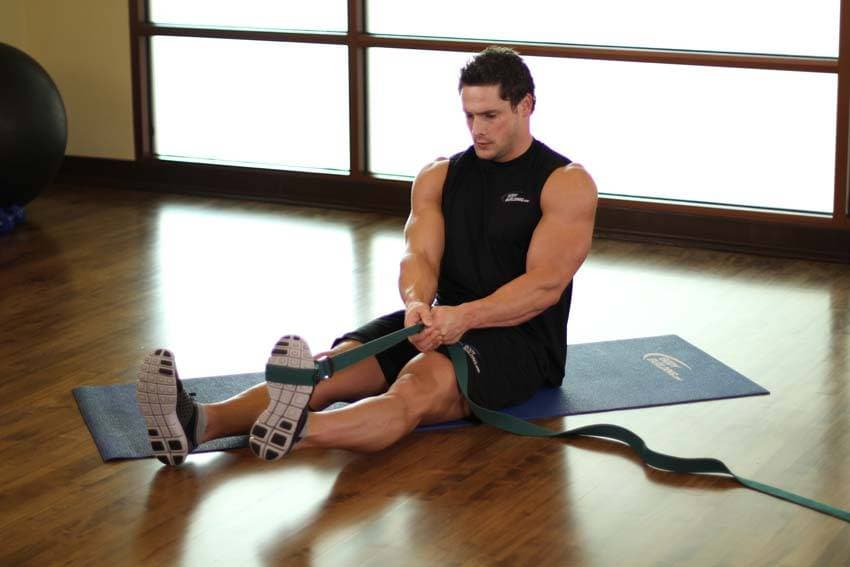 Posterior Tibialis Stretch — starting position