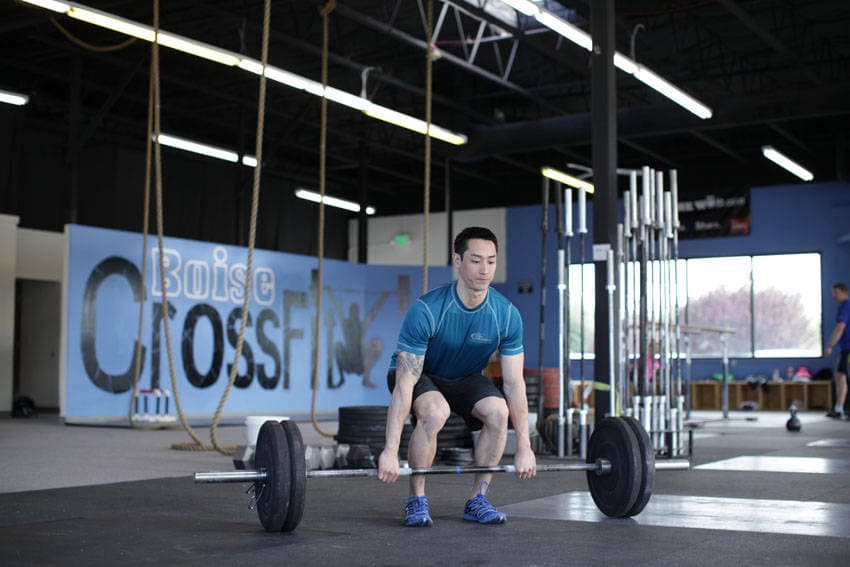 Power Clean — starting position