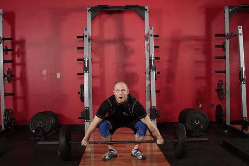 Power Snatch — starting position