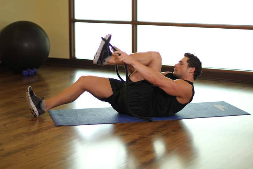 Quad Stretch — starting position