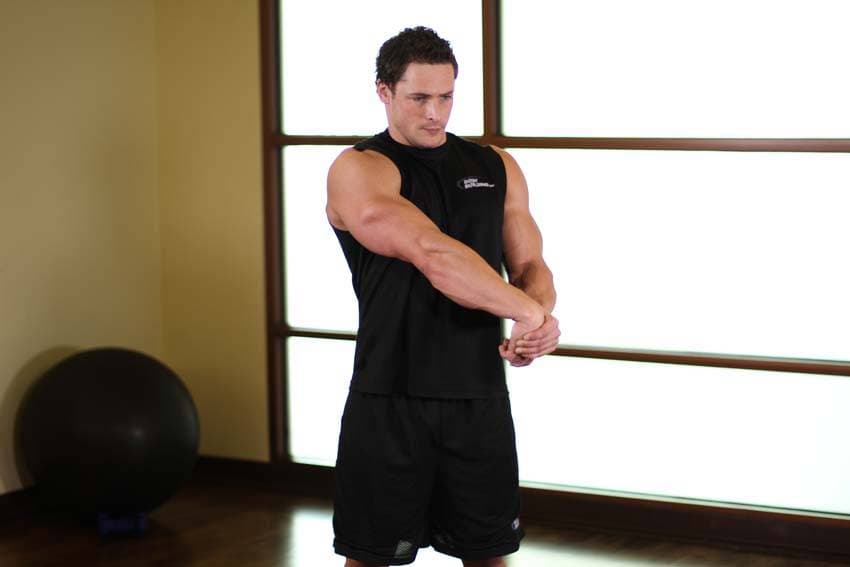 Side Wrist Pull — starting position