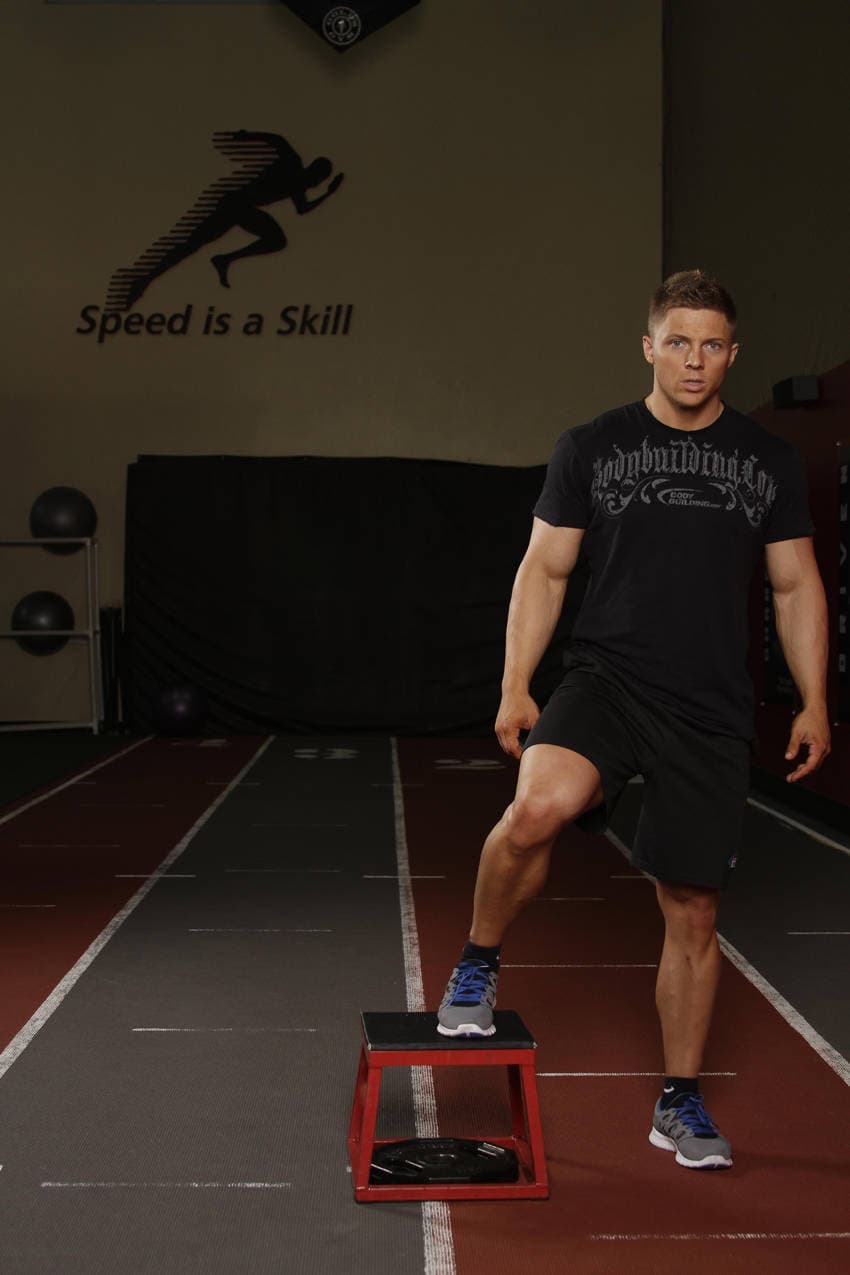 Side to Side Box Shuffle — starting position
