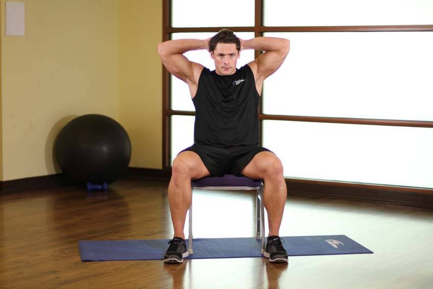 Spinal Stretch — starting position
