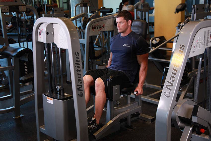 Thigh Abductor — starting position