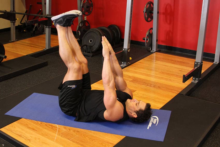 Toe Touchers — starting position