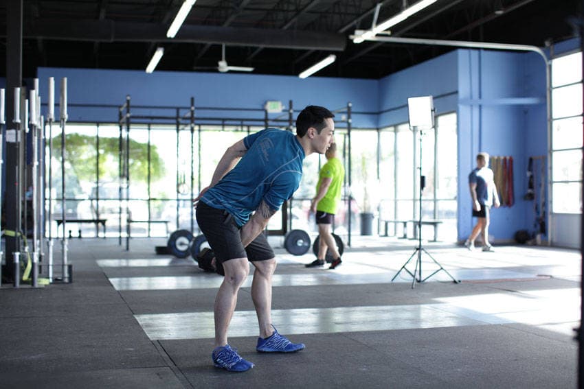 Vertical Swing — starting position
